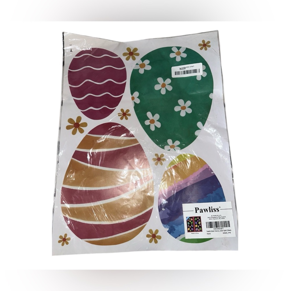 🆕 Easter egg window / wall stickers
